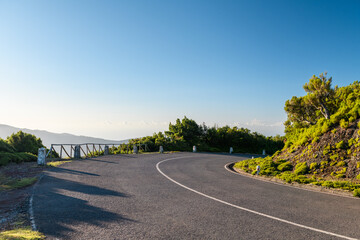 Road trip in highlands of Madeira