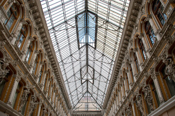 Obraz premium Odessa, Ukraine - December 19, 2020: Passage is the historical building and the first luxury shopping mall in the city