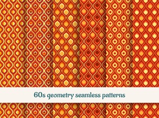 Wavy 60s patterns