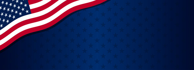USA patriotic background. Vector EPS10.