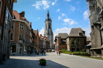 Fototapeta premium The Belfry in the city of Tournai, Belgium