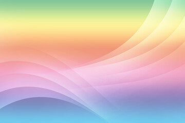 Pink Blue White Yellow Gradient Liquid Wave Abstract Background