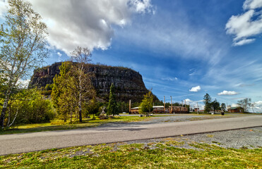 Beautiful village on hilltop - Mt. McKay - Thunder Bay, Ontario, Canada
