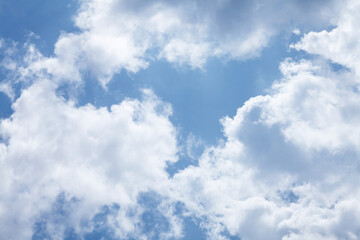 Obraz premium Blue sky with clouds