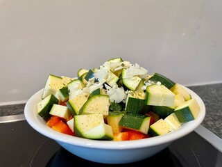 fresh vegetable salad