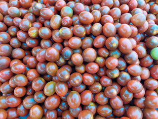background of tomatoes