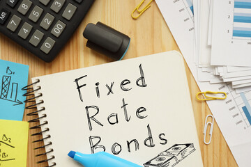 Fixed rate bonds are shown on the photo using the text