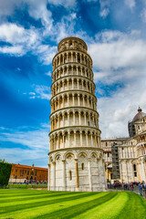 Pisa - der Schiefe Turm von Pisa - obrazy, fototapety, plakaty
