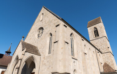 Fototapeta na wymiar Saint Johann church in Rapperswil in Switzerland