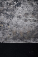 Gray black painted metal background