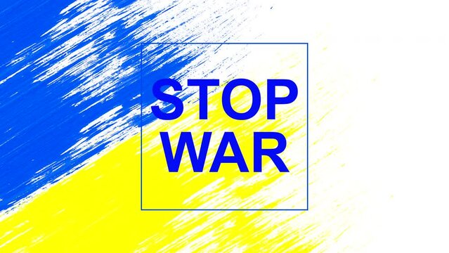Ukraine War Poster. Stop War in Ukraine