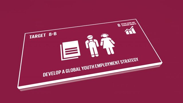 17 Global Goals SDGs Media Card Target 8-B Decent Work And Economic Growth