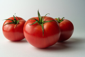 
Tomato isolated on white background