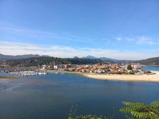 View of Ribadesella,  Asturias,  Spain 