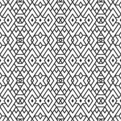 Seamless pattern with geometric shapes.