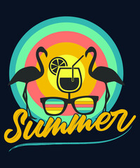Summer T-Shirt Design for summer holiday 