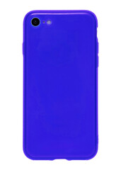 silicone case for phone, isolated on white background