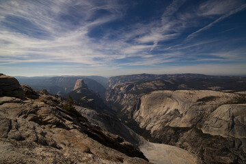 Yosemite Clouds Rest Hike Summit View, Half Dome From Cloud's Rest Summit