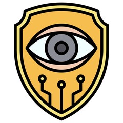 Private icon, Blockchain related vector illustration