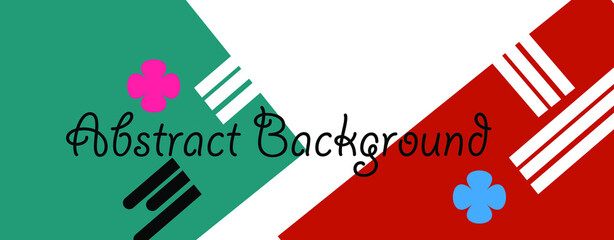 abstract geometric shapes background design. Colorful greeting card background	