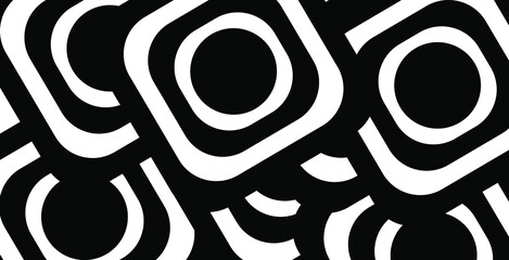 Abstract black and white vector background