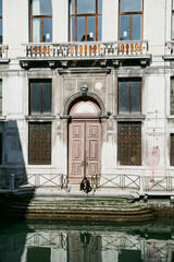 street life in old venezia street