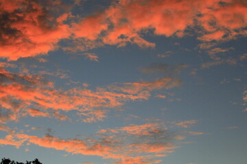 clouds at sunset
