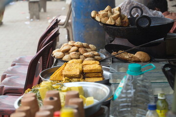 India,Vrindavan,November 2016.  shopping  in India street bazar