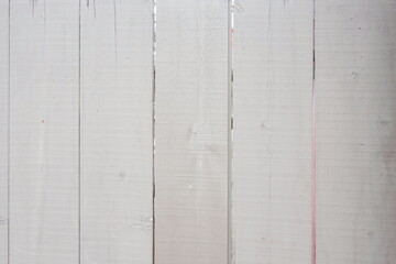White Painted Wooden Fencing Boards as Background