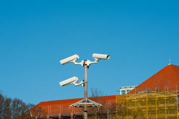 Composite image of cctv camera
