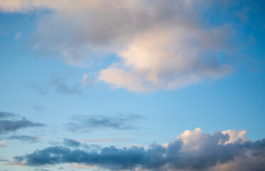 clouds in blue sky