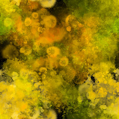 Abstract seamless pattern.  Watercolor splash.