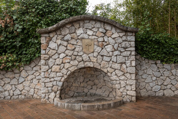 Fuente de piedra en Begues