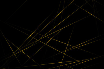 Abstract black with gold lines, triangles background modern design. Vector illustration EPS 10.