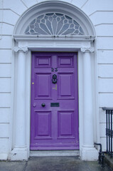 Bunte Türen in Dublin. faszinierenden bunten Haustüren in Irland.	