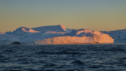 Iceberg on greenland sea