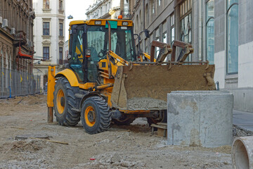 Backhoe loader digger