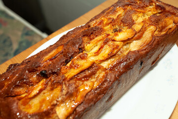 sugar-free and organic sponge cake