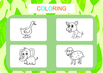 This worksheet is about the coloring activity.