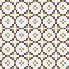 Abstract Cross Pattern generative computational art illustration