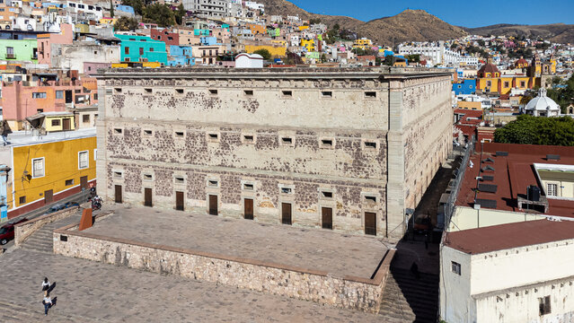 "La Alhondiga de Granaditas" Edificio historico. Guanajuato, Mexico.