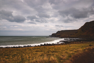 Passo del gigante in Irlanda del Nord (giant causeway)