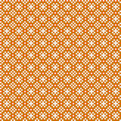 Fototapeta premium Abstract Cross Pattern generative computational art illustration