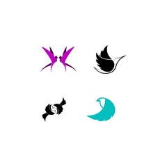 Obraz premium bird logo illustration