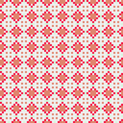 Abstract Cross Pattern generative computational art illustration