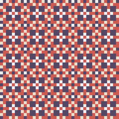 Fototapeta premium Abstract Cross Pattern generative computational art illustration