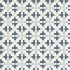 Fototapeta premium Abstract Cross Pattern generative computational art illustration