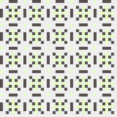 Fototapeta premium Abstract Cross Pattern generative computational art illustration