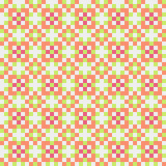 Fototapeta premium Abstract Cross Pattern generative computational art illustration