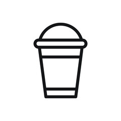 cup drink icon for website, presentation symbol 